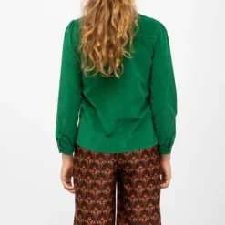 Discount Blouse velours col mao blondie Femme Femme Haut, Chemise