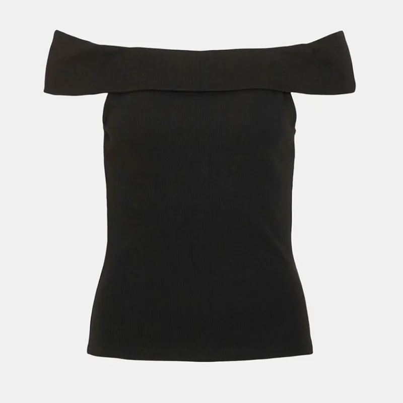 Online Blouses kani black épaules dénudées Femme Femme Haut, Chemise|Tee Shirt