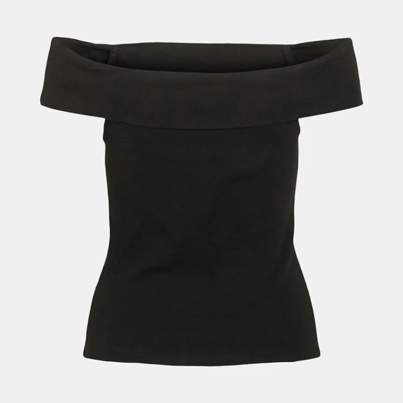 Online Blouses kani black épaules dénudées Femme Femme Haut, Chemise|Tee Shirt