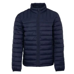 Blouson col cheminé bleu marine Homme Homme Veste, Doudoune, Manteau