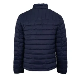 Blouson col cheminé bleu marine Homme Homme Veste, Doudoune, Manteau