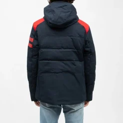 Discount Blouson de ski à capuche avec bandes réfléchissantes Homme Homme Veste, Doudoune, Manteau