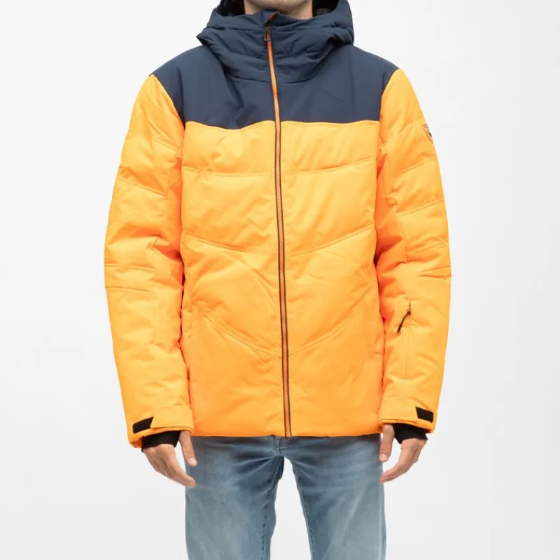 Sale Blouson de ski bi color avec capuche Homme Homme Veste, Doudoune, Manteau