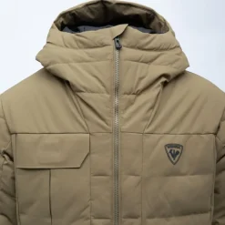 Blouson de ski matelassé à capuche avec zip Homme Homme Veste, Doudoune, Manteau