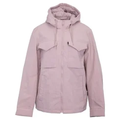 Hot Blouson parka à capuche lilas Femme Femme Veste, Doudoune, Manteau