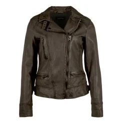Discount Blouson style perfecto en cuir Femme Femme Veste, Doudoune, Manteau