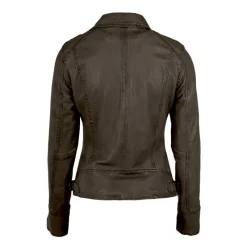 Discount Blouson style perfecto en cuir Femme Femme Veste, Doudoune, Manteau