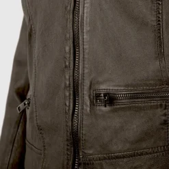 Discount Blouson style perfecto en cuir Femme Femme Veste, Doudoune, Manteau