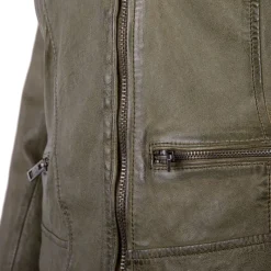 New Blouson style perfecto en cuir Femme Femme Veste, Doudoune, Manteau