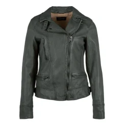 Hot Blouson style perfecto en cuir Femme Femme Veste, Doudoune, Manteau