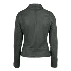 Hot Blouson style perfecto en cuir Femme Femme Veste, Doudoune, Manteau