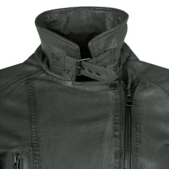 Hot Blouson style perfecto en cuir Femme Femme Veste, Doudoune, Manteau