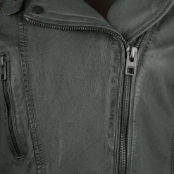 Hot Blouson style perfecto en cuir Femme Femme Veste, Doudoune, Manteau