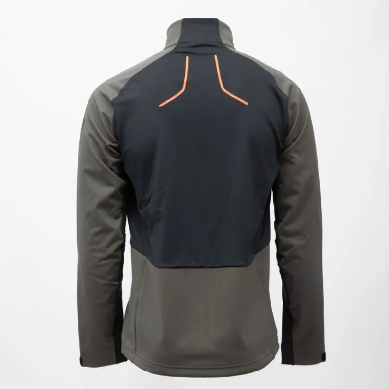 Sale Blouson uni softshell avec zip logo blason Homme Homme Veste, Doudoune, Manteau