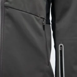 Sale Blouson uni softshell avec zip logo blason Homme Homme Veste, Doudoune, Manteau