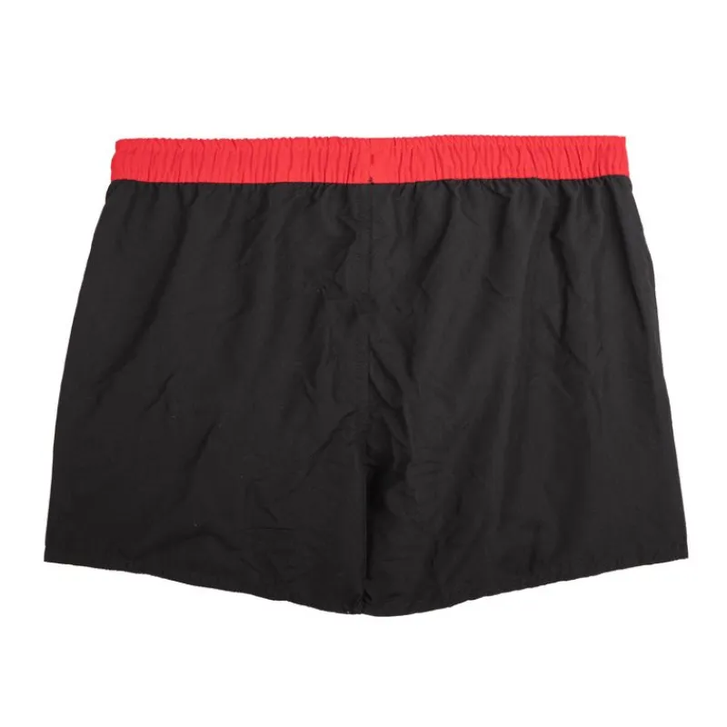 New Boardshort court noir bandes s Homme Homme Maillot De Bain|Vetements De Sports Homme