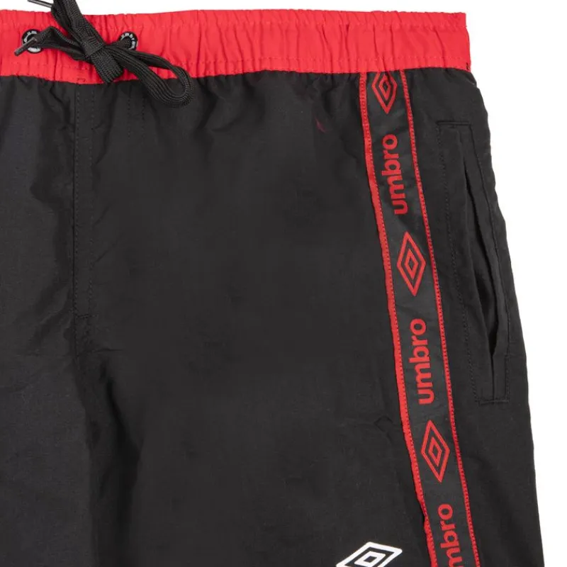 New Boardshort court noir bandes s Homme Homme Maillot De Bain|Vetements De Sports Homme