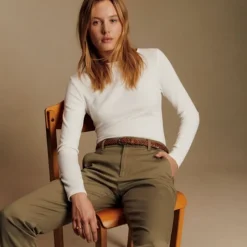 Clearance Body basique jamie col rond manches longues Femme Femme Haut, Chemise