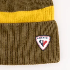 Hot Bonnet en maille à retrousser avec logo en relief Homme Homme Casquette, Bonnet