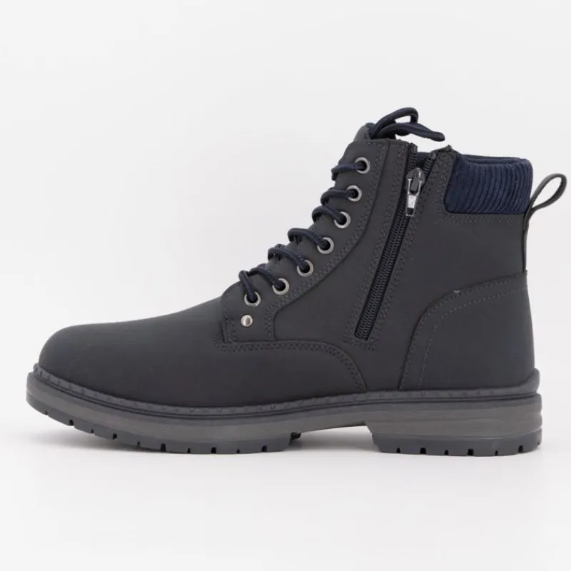 Sale Boots à lacets julicien avec zip Homme Homme Boots, Bottines