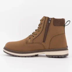 Clearance Boots à lacets julicien avec zip Homme Homme Boots, Bottines