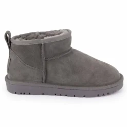 Online Boots basses fourrées tige cuir doublées synthétique Femme Femme Boots, Bottines