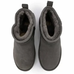 Online Boots basses fourrées tige cuir doublées synthétique Femme Femme Boots, Bottines