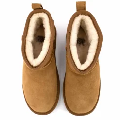 New Boots basses fourrées tige cuir doublées synthétique Femme Femme Boots, Bottines