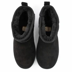 Discount Boots basses fourrées tige cuir doublées synthétique Femme Femme Boots, Bottines