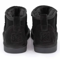 Discount Boots basses fourrées tige cuir doublées synthétique Femme Femme Boots, Bottines