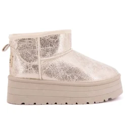 Outlet Boots fourrées brillantes Edwige Femme Femme Boots, Bottines