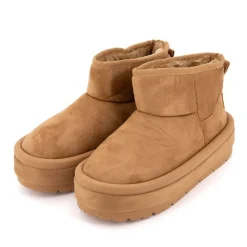 Online Boots lindy doublée fausse fourrure semelle en tissu Femme Femme Boots, Bottines