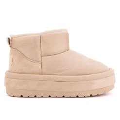 Discount Boots lindy doublée fausse fourrure semelle en tissu Femme Femme Boots, Bottines