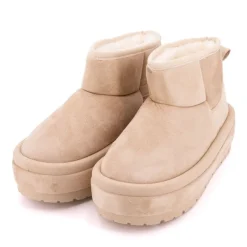 Discount Boots lindy doublée fausse fourrure semelle en tissu Femme Femme Boots, Bottines