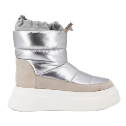 Boots matelassee basse Femme Femme Boots, Bottines