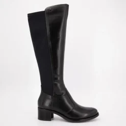 Clearance Bottes cavalière es similicuir Femme Femme Boots, Bottines