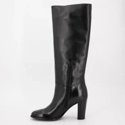 Discount Bottes cuir à talons zippée Femme Femme Boots, Bottines