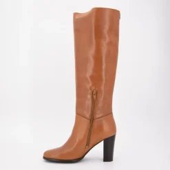 Best Bottes cuir à talons zippée Femme Femme Boots, Bottines