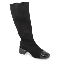 Clearance Bottes bi matière Femme Femme Boots, Bottines