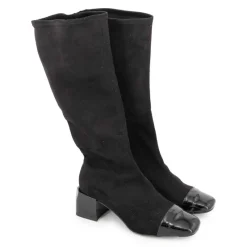 Clearance Bottes bi matière Femme Femme Boots, Bottines