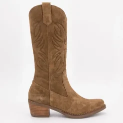 Best Bottes santiag daim à motif ailés Femme Femme Boots, Bottines