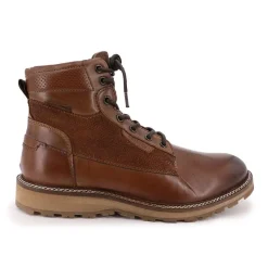 Sale Bottine à lacets noire Homme Homme Boots, Bottines