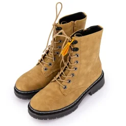 New Bottine cognac semelle noire Femme Femme Boots, Bottines