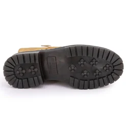 New Bottine cognac semelle noire Femme Femme Boots, Bottines