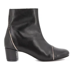 Outlet Bottine Raola Nappa avec Liseret Beige t36-41 Femme Femme Boots, Bottines