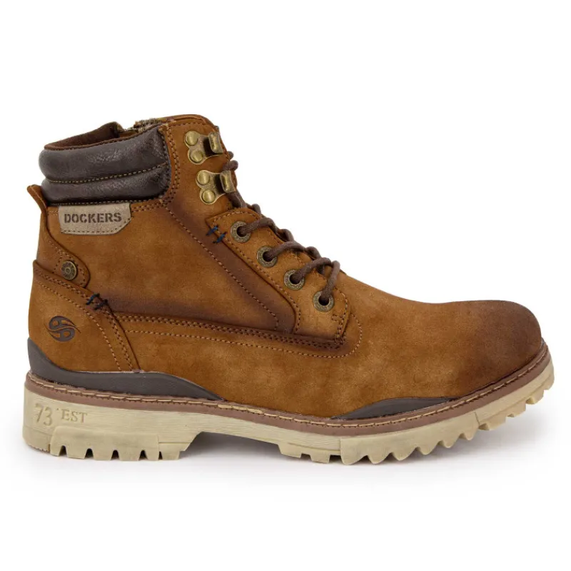 Hot Bottines à lacets effet daim Homme Homme Boots, Bottines