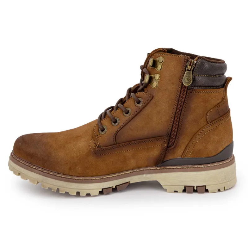 Hot Bottines à lacets effet daim Homme Homme Boots, Bottines