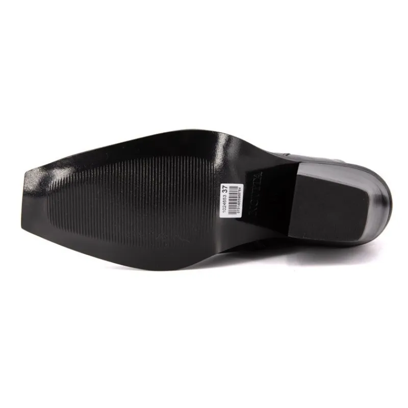 Online Bottines à talon type santiag Femme Femme Boots, Bottines