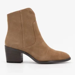 Online Bottines à talons en daim avec zip Femme Femme Boots, Bottines
