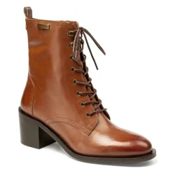 Clearance Bottines à talons Lapera tan à lacets Femme Femme Boots, Bottines